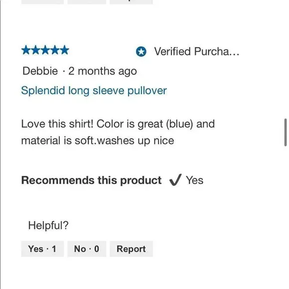 NEW SPLENDID Ladies Dip Dye Ombré Soft Pullover Top in Light Orchid - Picture 13 of 14